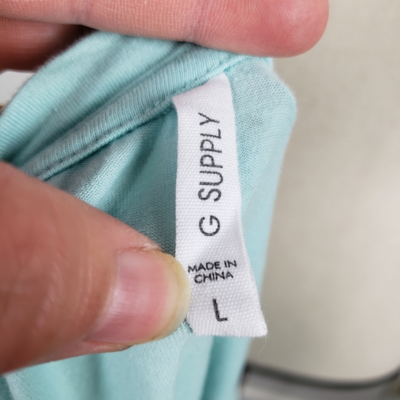 G Supply Chaos Coordinator Aqua Blue Soft Tee L - Picture 9 of 10